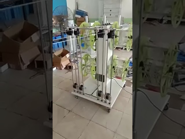 Automatische Drahtzuführung Abspulmaschine – Scheibenspulen-Induktion & Drahtschneider