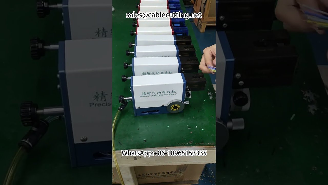Pneumatische Abisolier- und Kabelverarbeitungsmaschine | Kabelbaum-Automation