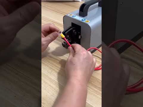 25M pneumatische Quetschmaschine für Kabel 0,25–16 mm² | Effiziente Kabelverarbeitung #Fabrik #Maschine