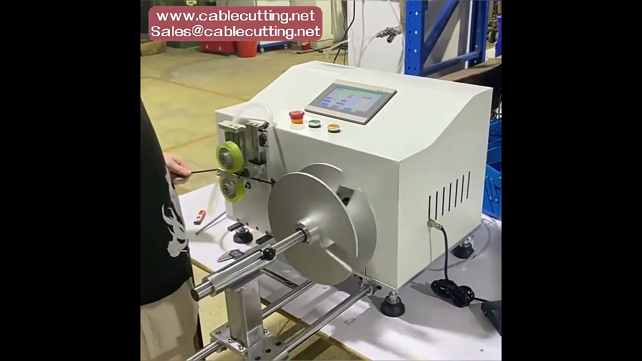3-in-1 Digitale Touchscreen Automatische Drahtzähl- und Wickelmaschine 750W, Spulendurchmesser 60 mm