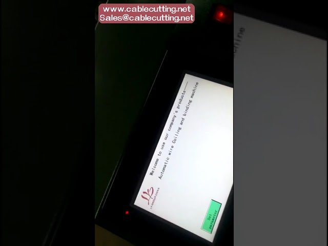 Touchscreen-Drahtwickel- und Bindemaschine 220V 110V – Halbautomatische Kabelverarbeitung