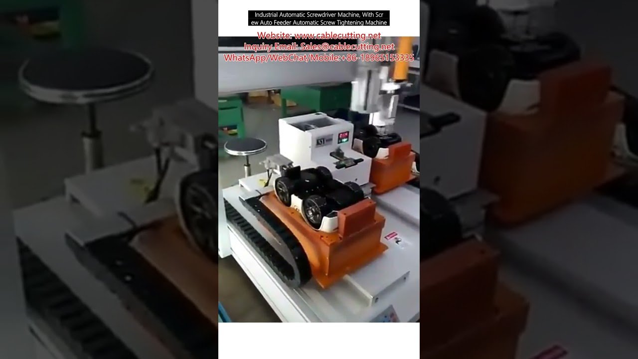 Industrielle automatische Schraubmaschine mit Schraubenzuführung – Automatischer Schrauber für effiziente Montage