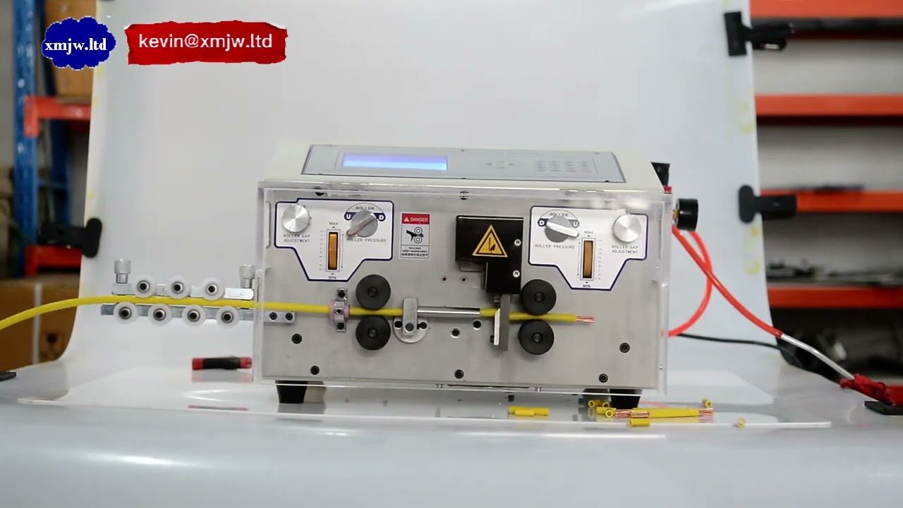 Automatische Kabel-Abschneide- und Abisoliermaschine für 25 mm² – Hochpräzise Drahtverarbeitung
