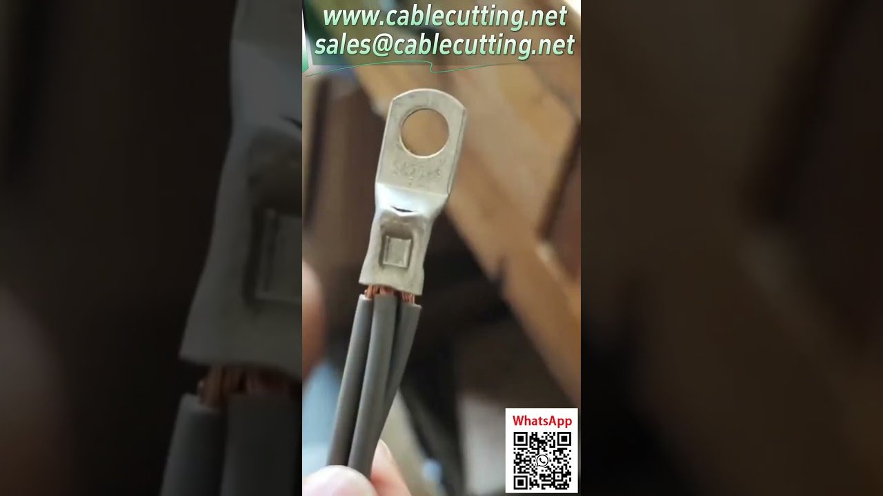 Pneumatische Crimpzange für 0,25–25 mm² – Punktcrimp-Demo für Kabelschuhe & mehr | Automatisierung