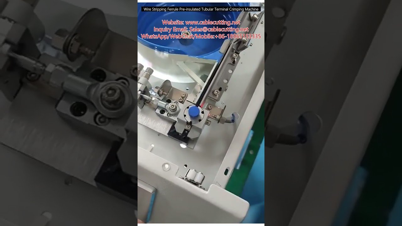 Abisolier- und Crimp-Maschine für isolierte Aderendhülsen & Rohrkabelschuhe