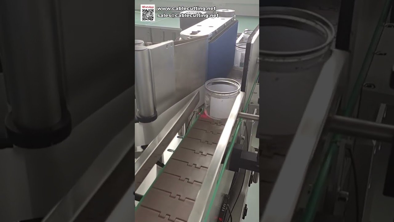 Vollautomatische Rundflaschen-Etikettiermaschine – Effizienter Aufkleberapplikator für Produktionslinien