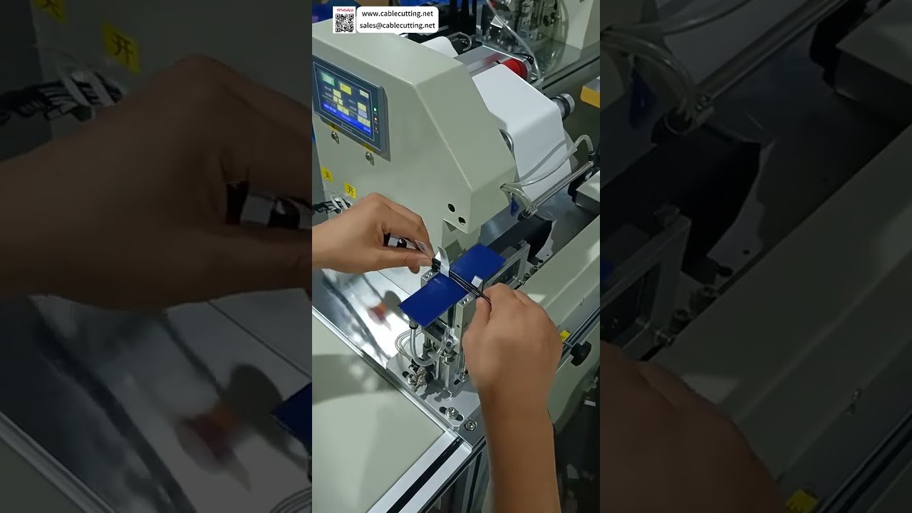 Servo-Drahtfalt- und Etikettiermaschine – Hochpräzise automatische Etikettenzuführung und -anbringung