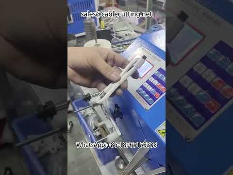 Silikonring-Datenkabel-Wickelmaschine | Automatische Kabelverarbeitung & Bündelung