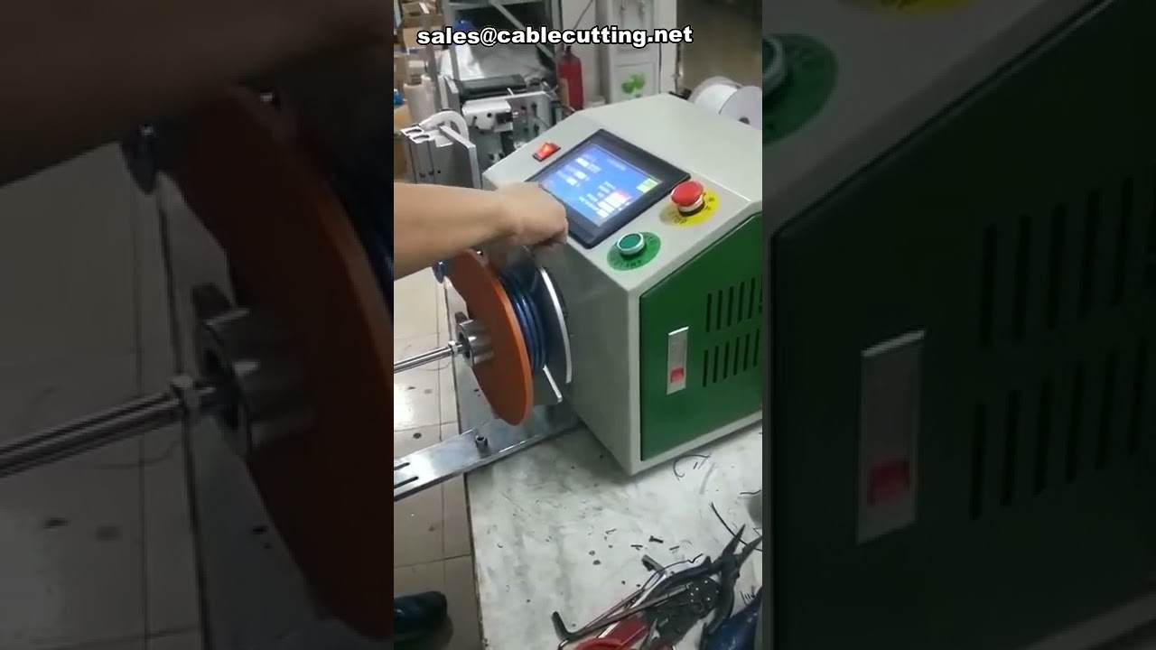 Kabelwickel- und Aufwickelmaschine mit Endbearbeitungsfunktion – Kabelorganizer für industrielle Verpackung