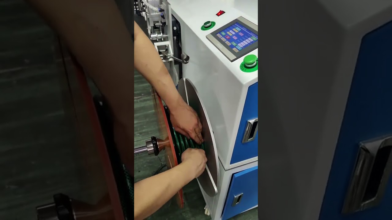 Präzise Wasserrohr-Aufwickelmaschine mit einstellbarer Geschwindigkeit & Sortierung – Fabrikautomation