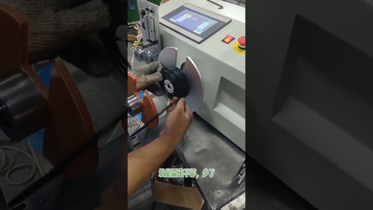 Präzise Drahtwickelmaschine mit Meterzähler – Kabelbaum-Verarbeitungsausrüstung #Fabrik #Maschine