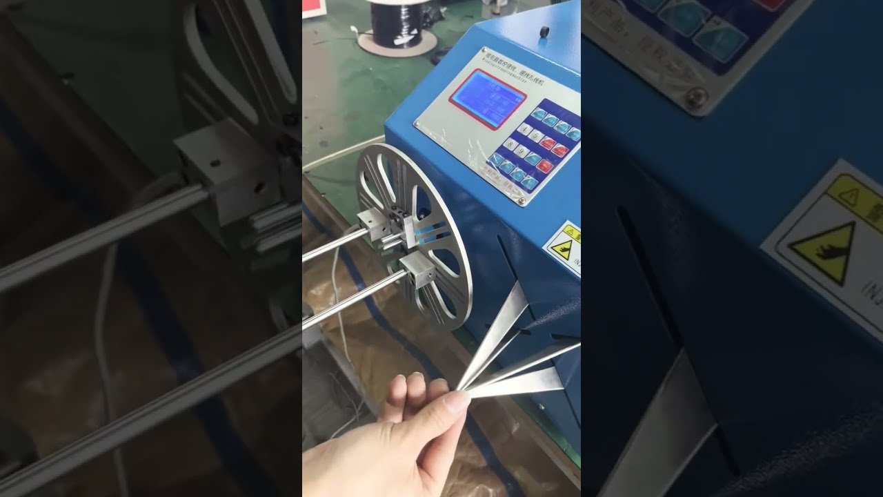 Datenkabel-Wickelmaschine für die Automatisierung #Maschine #Kabelabisolierung #Fabrik #Automobil