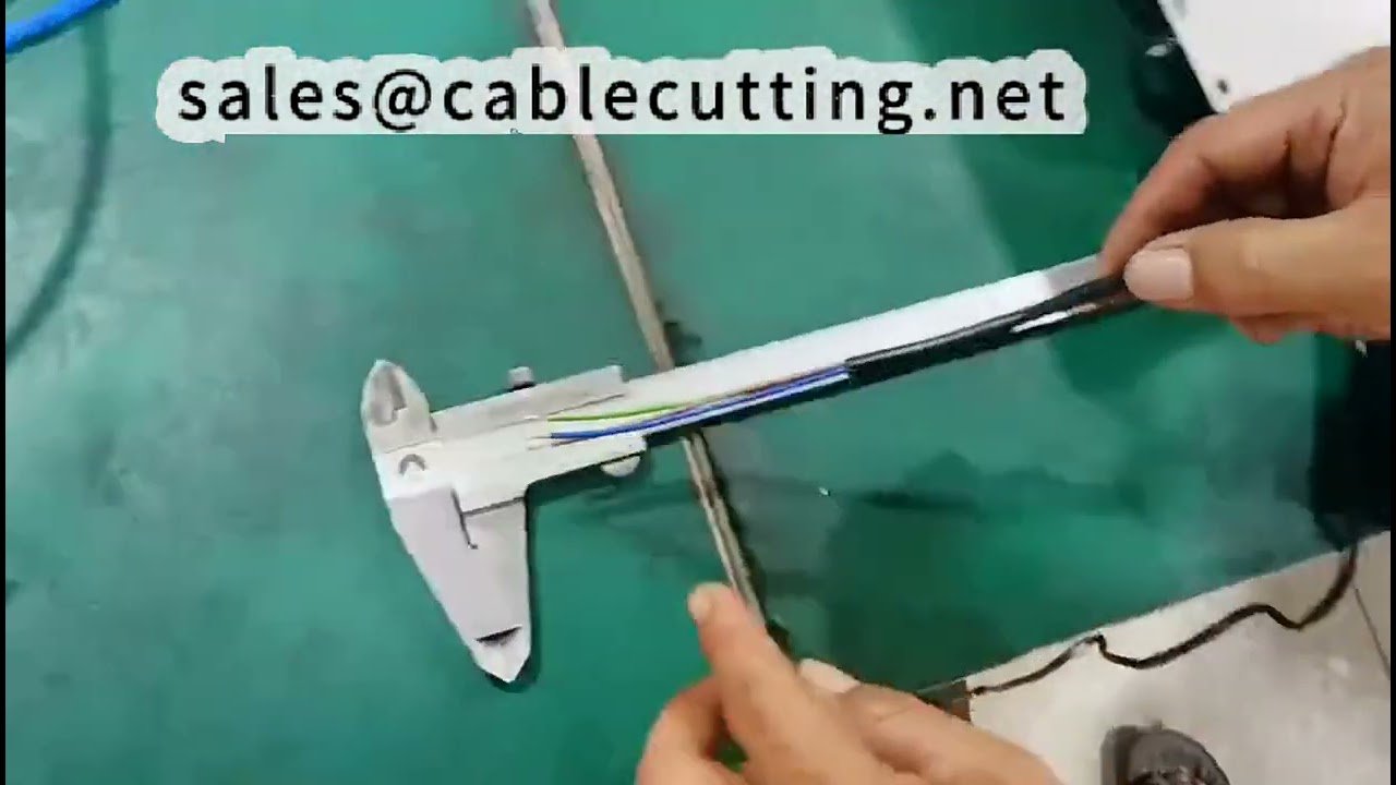 Professionelle Mantelkabel-Abisoltermaschine – 100 mm Außen- & 6,5 mm Innenabisolierung
