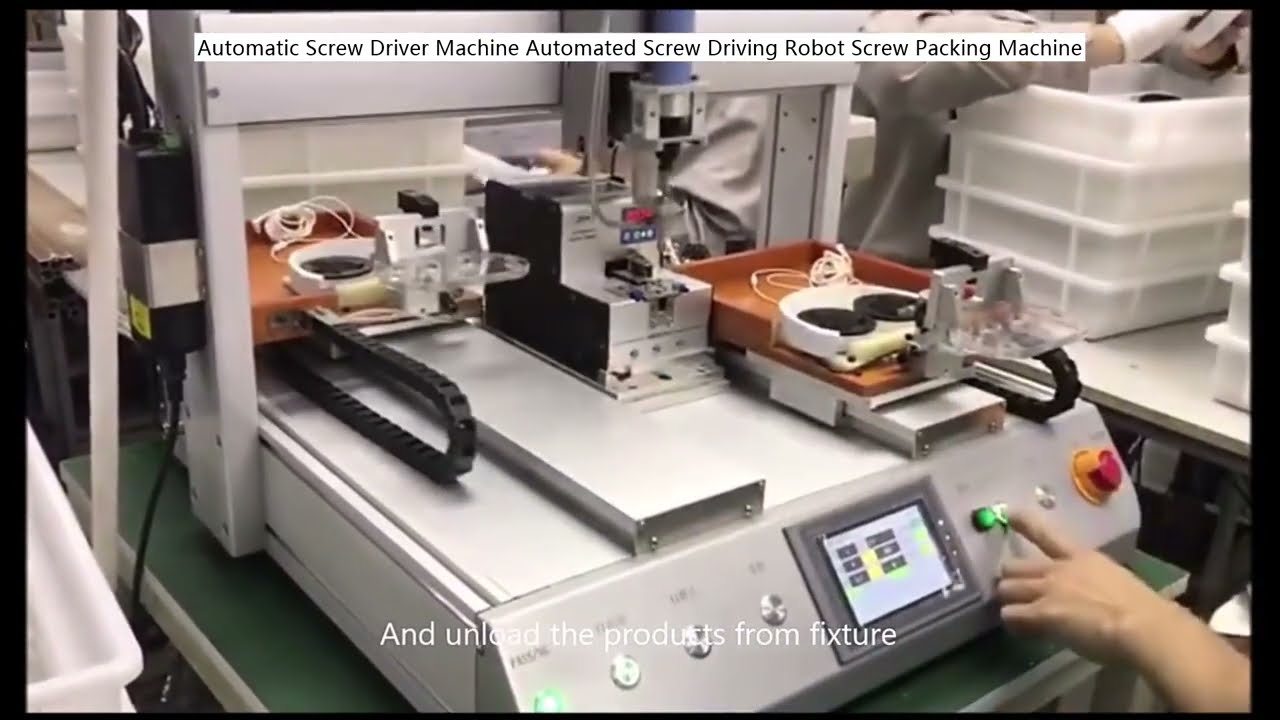 Automatische Schraubeindrehmaschine & Schraubroboter – Komplette Lösung mit Schraubenverpackung