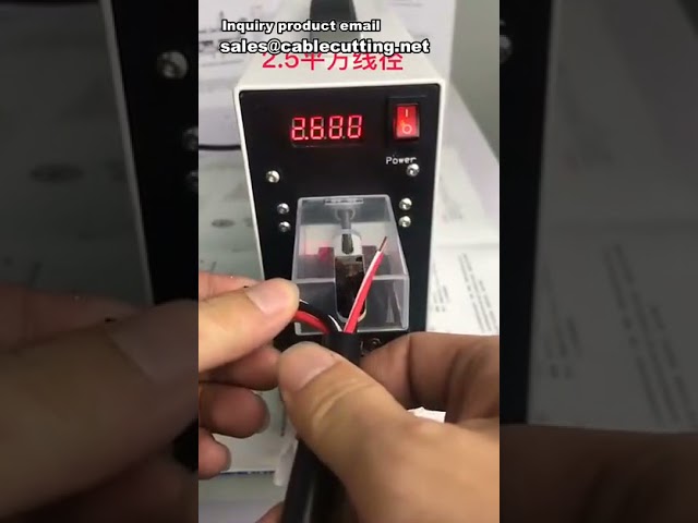 Kabelabisolier-Maschine | Elektrische Drahtabisolierung | Hochleistungs-Abisoliergerät