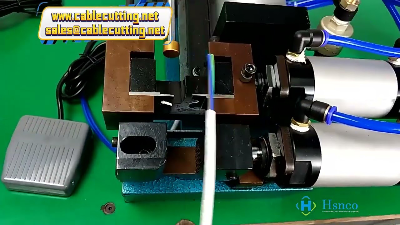 315 Pneumatische Kabelabisolier- und Schneidemaschine – Druckluft-Abisoliermaschine für Kabel bis 20 mm