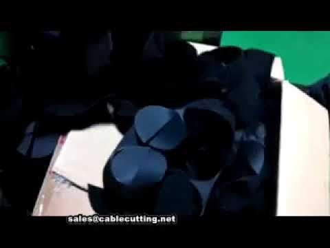 Automatische Ultraschall-Winkelschneidemaschine mit integrierter Lochung