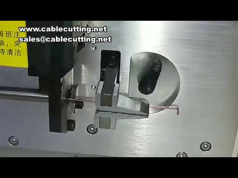 6-35 mm² Quadratdraht Schneid-, Abisolier- und Biegemaschine – Effiziente Automatisierung für die Drahtverarbeitung