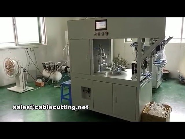 Vollautomatische Schlauchdrahtspulen-Wickel-, Schneid- und Bindemaschine