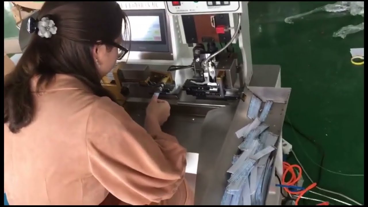 Automatische Flachbandkabel-Crimpmaschine für 22 AWG, 2- bis 20-polige Steckverbinder