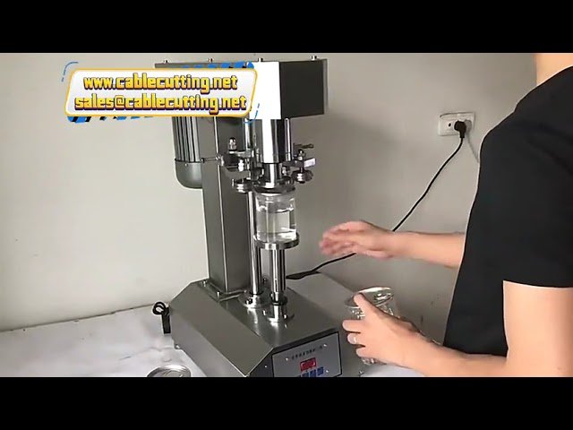 Automatische Getränkedosen-Verschließmaschine für PET- und Aluminiumdosen – Ideal für Milchtee-Shops und Getränkebetriebe