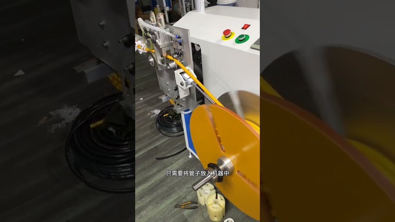 Automatische Meterzähl-, Sortier-, Schlauchwickel- und Schneidemaschine für Pestizid-Hochdruckschläuche
