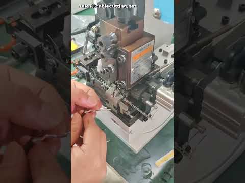 Abisolier- und Crimpmaschine – Einseitiger Stripper/Crimper für die Automatisierung #Fertigung #DIY