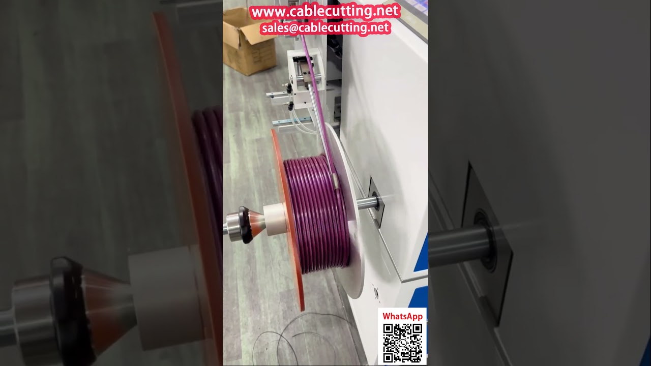 Automatische Aufwickel-, Zähl- und Ausrichtmaschine für Audiokabel