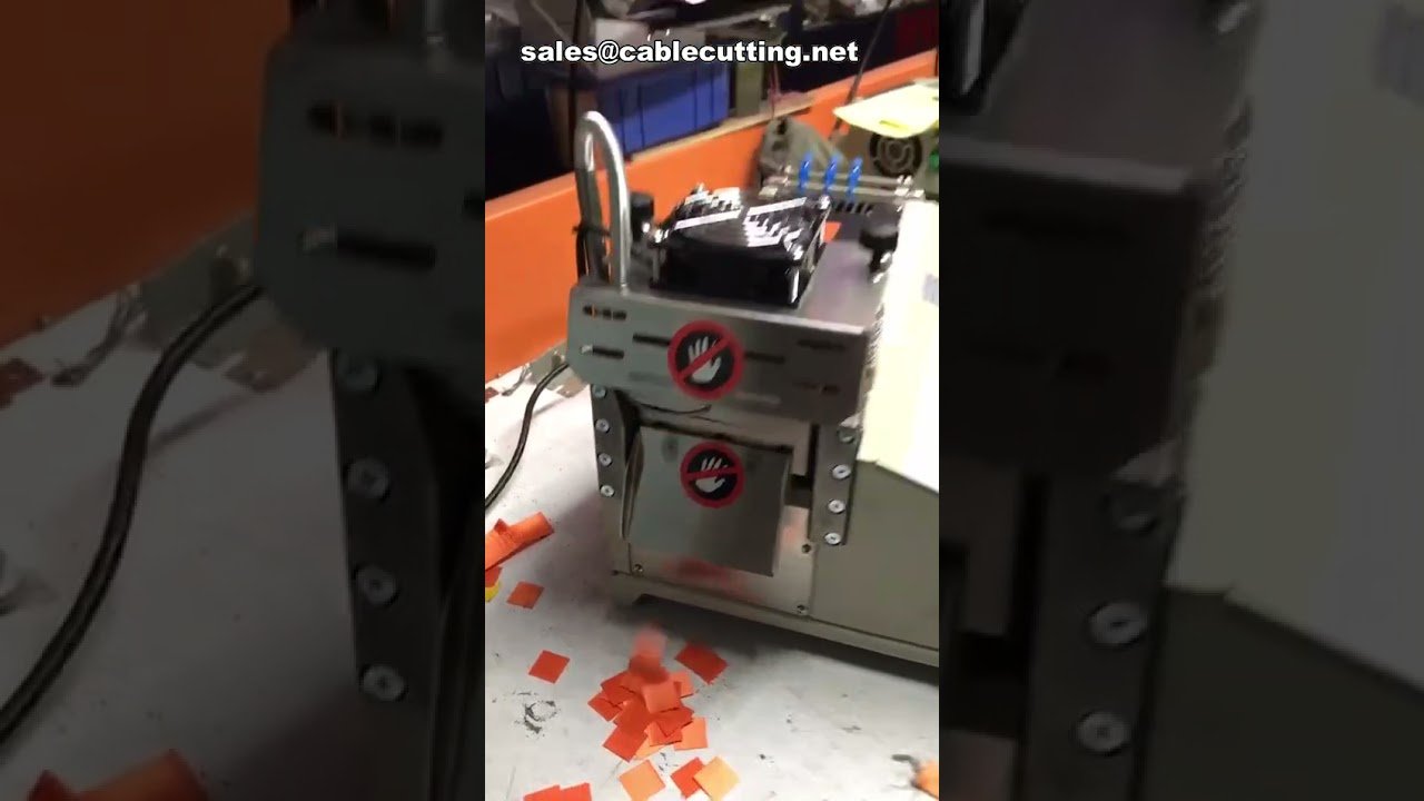 Automatische Schneidemaschine für Etiketten & Stoffe – Heiß- und Kalt-Schneiden für Bänder und Textilien
