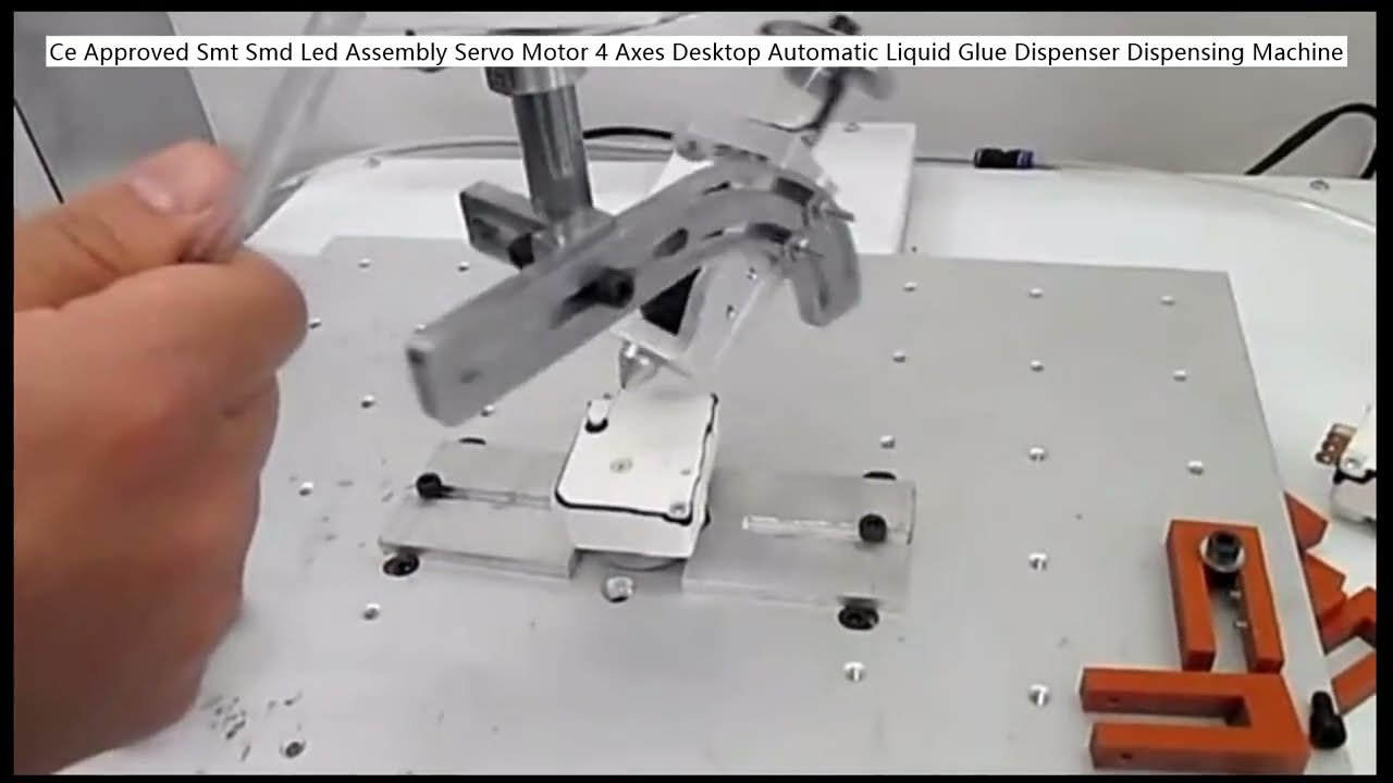 CE-zertifizierter 4-Achsen Desktop-Präzisionsklebstoffdispenser für SMT/SMD LED-Bestückung mit Servomotor