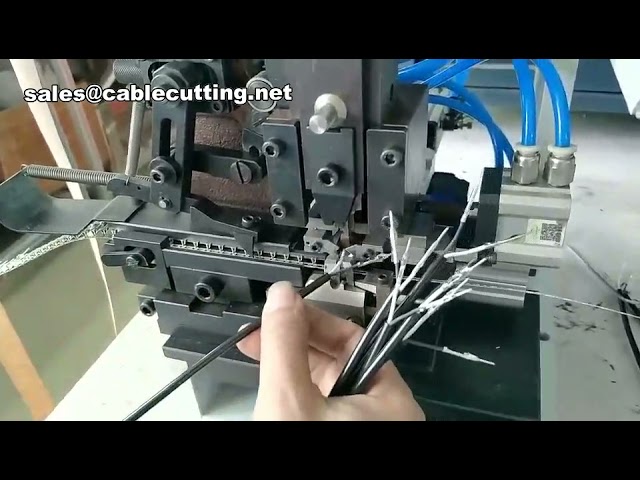 Automatische Kabelabisolier- und Crimpmaschine – Effizientes Drahtcrimpen