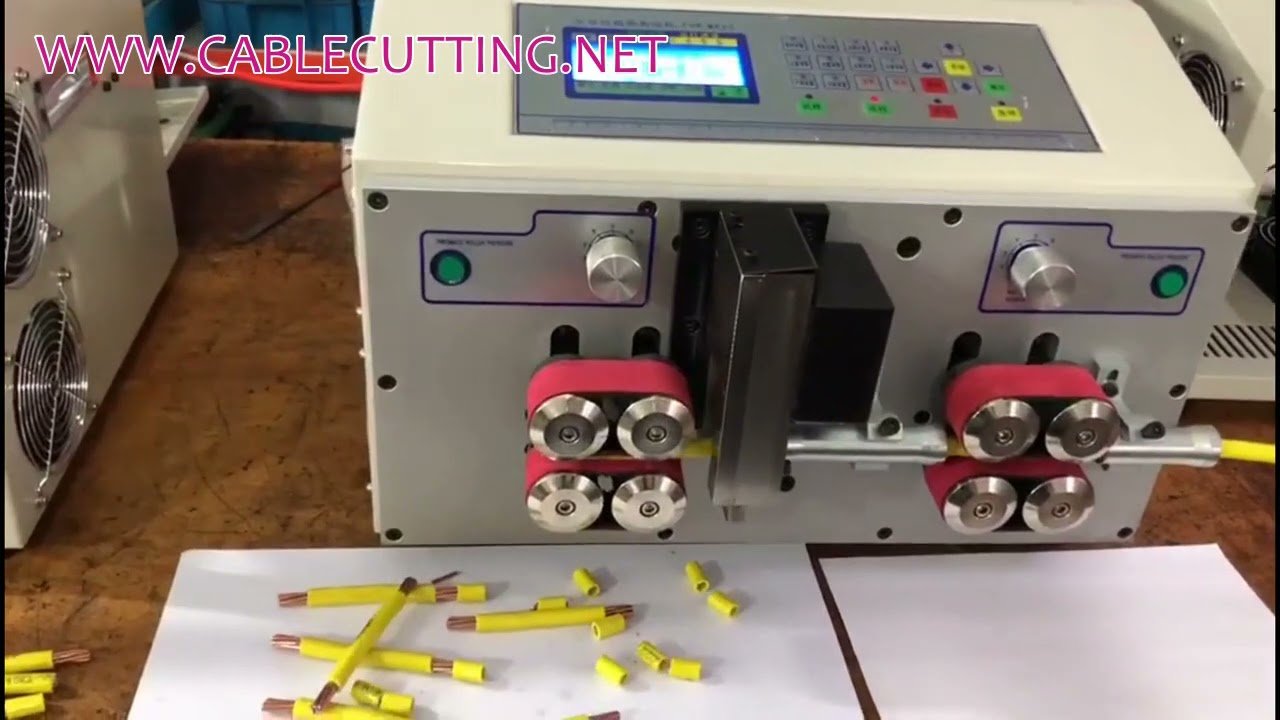 Große Kabelherstellungs- & Verarbeitungsmaschine | Automatisches Schneiden und Abisolieren