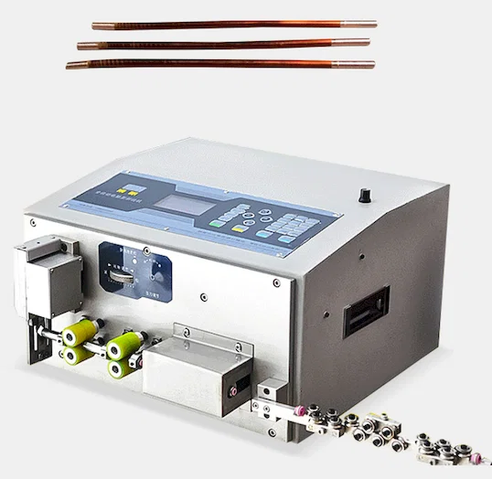 Lackdraht-Abisolierer und -Schneider WPM-1-6 - Halbautomatische Drahtbürstmaschine